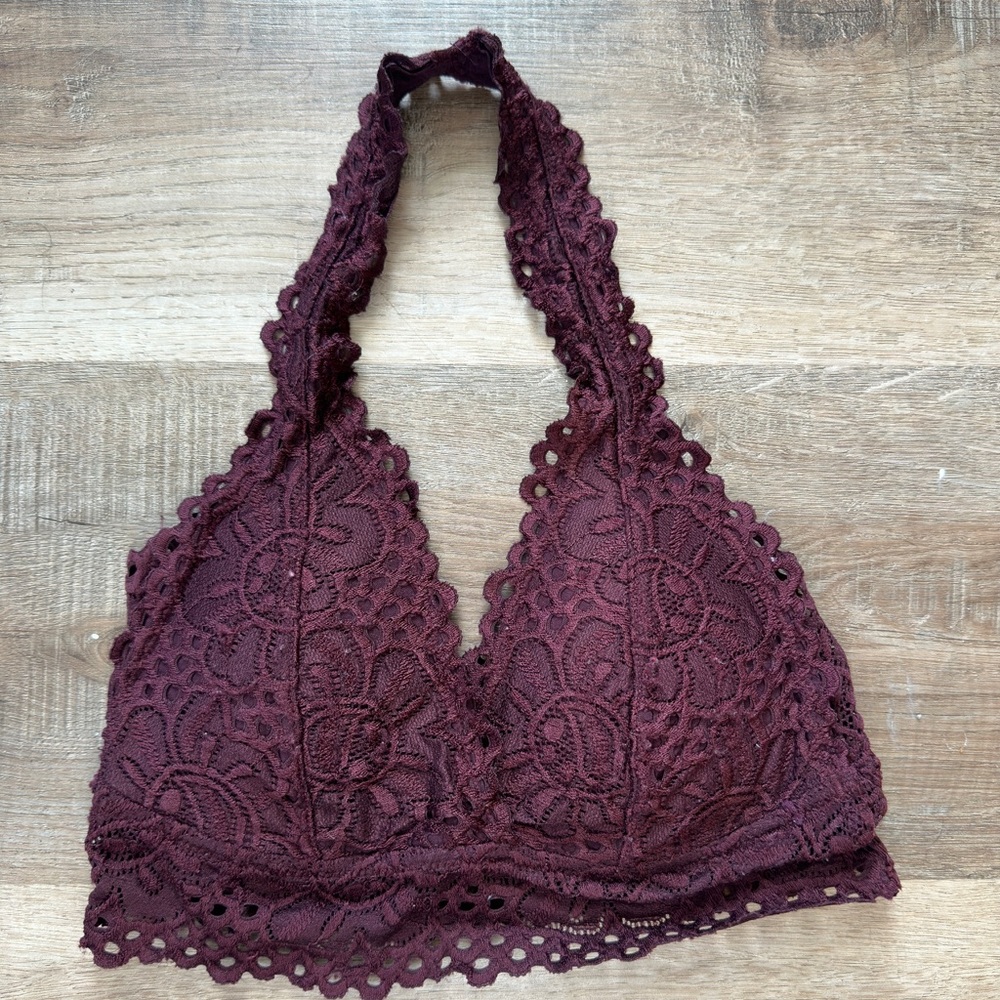 Aeropostal burgundy bralette